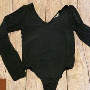 PacSun LA Heart Black Bodysuit